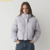  Áo Khoác Phao WHOAU High Neck Short Puffer Padding WHJPE4V15F - Tím 