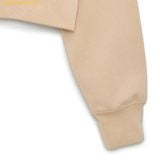  Áo Half-zip MLB Women's Medium Logo Crop Half-Zip Man-to-Man BOS L.Sand 3FMTB0731-43SAL 