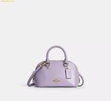  Túi Đeo Chéo Coach Sac Satchel Mini Lara Lilas CEA01 