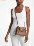  Túi Xách Michael Kors Mina Small Chain Convertible Crossbody Bag Driftwood 