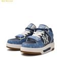  Giày Thể Thao MLB Chunky Liner Mid Denim New York Yankees Blue 3ASXCHL4N-50BLS 