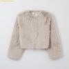  Áo Khoác Lông WHOAU (SAPO) [Synthetic Leather] Fur Round Neck Jacket SPJLE4VW21 Begi 