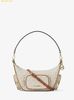  Túi Xách Michael Kors Merritt Small Signature Logo Convertible Shoulder Bag Vanila 35R6G0WC1B 