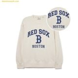  Áo Sweat MLB Varsity Overfit Man-to-Man BOS (D.Cream) 3AMTV0134-43CRD Trắng Kem 