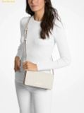  Túi Đeo Chéo Michael Kors Jet Set Medium Signature Logo Crossbody Bag Lt Cream Multi 35F5GTVC8B 