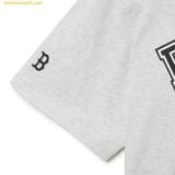  Áo Phông MLB Varsity Overfit Short Sleeve T-Shirt BOS (L.Melange Grey) 3ATSV0233-43MGL 