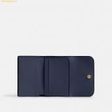  Ví Gập Coach Essential Card Holder Wallet Navy CZ111 