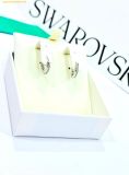  Bông Tai, Khuyên Tai Swarovski Matrix hoop earrings Round cut 5690670 