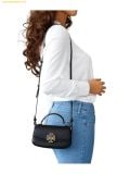  Túi Đeo Chéo Tory Burch Britten Mini Top Handle Leather Bag Black 149645 