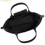 Túi Tote Longchamp Le Pliage Green Size L Tote bag Black Noir - Recycled canvas Đen 