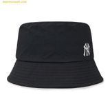  Mũ Bucket MLB Sportive Varsity Bucket Hat NY (Black) 3AHTS044N-50BKS Đen (Chất Dù Logo Nhựa) 