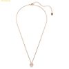  Dây Chuyền Swarovski Constella pendant Round cut, Dancing stone, Pink, 18K rose gold finish 5744244 