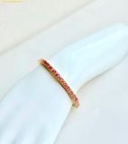  Vòng Tay, Lắc Tay Swarovski Matrix bangle Baguette cut, Octagon shape, Pink, Gold-tone plated 5720624 