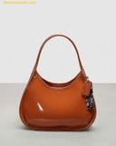  Túi Xách Coach CQ003 Ergo Bag In Crinkle Patent Coachtopia Leather Burnished Amber 