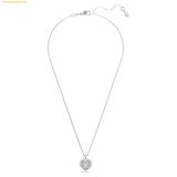  Dây Chuyền, Vòng Cổ Swarovski Idyllia pendant Heart, White, Rhodium plated 5684386 