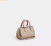  Túi Trống Đeo Chéo Coach Mini Rowan Crossbody Bag Sand Taupe Multi CW330 