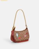  Túi Đeo Vai Coach Teri Mini Crossbody Bag In Signature Canvas With Sticker Print Size 20 