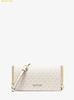 Túi Đeo Chéo Michael Kors Jet Set Medium Signature Logo Crossbody Bag Lt Cream Multi 35F5GTVC8B 