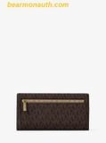  Ví Cầm Tay Michael Kors Reed Large Signature Logo Wallet Nâu Logo - SKU 35F4G6RE3B 