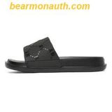  Dép MLB Chunky Mound Dia Monogram 3ALPAC123-50BKS Màu Đen 