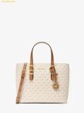  Túi Tote Michael Kors Quinn Small Signature Logo Convertible Crossbody Bag Vanila 32S6GQNC0L 