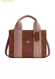  Túi Tote Vuông Coach Smith Tote Bag 24 Redwood Multi CBG91 Nâu 