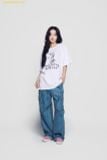  Áo Phông ADLV Metal Belly Short Sleeve T-Shirt Trắng Kem 