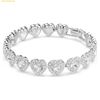  Lắc Tay SWAROVSKI Ariana Grande x Swarovski bracelet Mixed cuts, Heart, White, Rhodium plated 5720860 