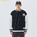  Áo Khoác Bomber MLB New York Yankees 3AJPV0634-50BKL Màu Đen Trắng 