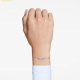  Vòng Tay, Lắc Tay Swarovski Hyperbola bracelet Infinity, White, Rhodium plated 5679664 
