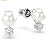  Bông Tai, Khuyên Tai Swarovski Matrix stud earrings - 5694225 - White 