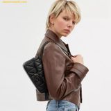  Túi Xách Coach Tabby Shoulder Bag 20 with Pillow Quilting Pewter Black 