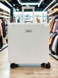  Vali kéo vỏ cứng FILA Hard-Shell Spinner 4 bánh Size 22 Xách Tay Cabin Màu Tím / Đen / Trắng 