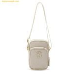  Túi Đeo Chéo MLB PU Diamond Monogram New York Yankees 7ACRMDD4N-50CRS Màu Trắng Kem 