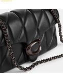  Túi Xách Coach Tabby Shoulder Bag 20 with Pillow Quilting Pewter Black 
