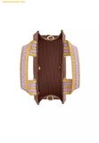 Túi Tote Vuông Coach Smith Tote Bag 24 Redwood Multi CBG91 Nâu 