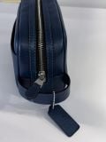  Túi Cầm Tay Coach Small Travel Kit With Car Print Deep Blue Multi CEK63 