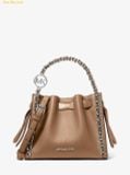  Túi Xách Michael Kors Mina Small Chain Convertible Crossbody Bag Driftwood 