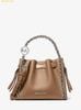  Túi Xách Michael Kors Mina Small Chain Convertible Crossbody Bag Driftwood 
