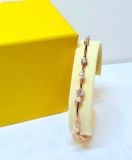  Vòng Tay Swarovski Constella bracelet Crystal pearl, Round cuts, White, Rose gold-tone plated 5729505 