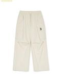  Quần Dài Túi Hộp MLB Women's Basic Stretch Fleece Cargo Wide Pants BOS (D.Cream) 3FWPB0746-43CRD 