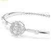  Lắc Tay Swarovski Constella bangle Round cut, Dancing stone, White, Rhodium plated 5743523 