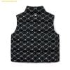  Áo Khoác Phao Ghile MLB Monogram Vest New York Yankees 3ADVM2026-50BKS - Đen 