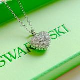  Dây Chuyền, Vòng Cổ Swarovski Idyllia pendant Heart, White, Rhodium plated 5684386 