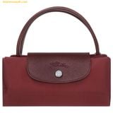  Túi Xách Longchamp Le Pliage Original Size S Handbag Pomegranate / Grenade - Recycled canvas Đỏ Lựu 