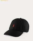  Mũ Lưỡi Trai Polo Ralph Lauren The Iconic Cotton Chino Ball Cap Black 634274 