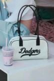  Túi Đeo Vai MLB Varsity Culsive Denim Shoulder Bag LA Dodgers Cream 3ABQL054N-07CRD Trắng Kem 