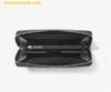  Ví Cầm Tay Michael Kors Cooper Logo Zip-Around Wallet Màu Đen Logo 