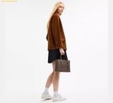  Túi Xách Coach Mollie Tote Bag 25 Dark Stone CV966 