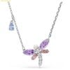  Dây Chuyền Swarovski Ariana Grande x Swarovski pendant Mixed cuts, Dragonfly, Multicolored, Rhodium plated 5737383 